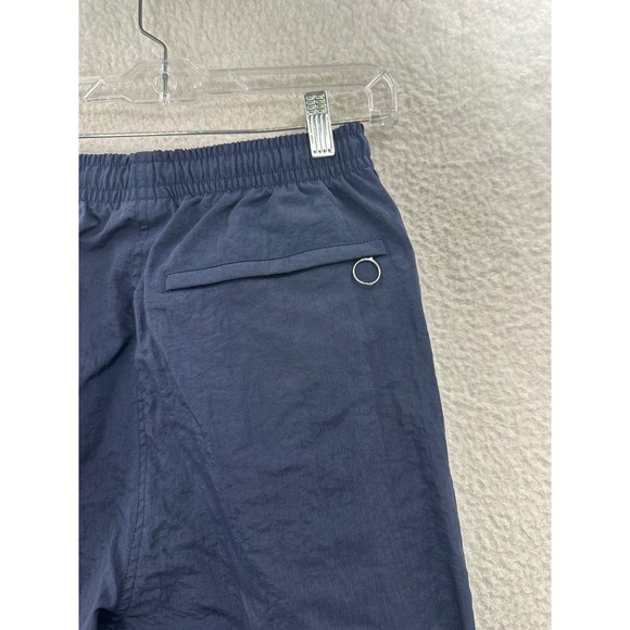 White Sierra Navy Blue Nylon Zip Ankle Track Pants Joggers Womens Medium - Picture 4 of 13